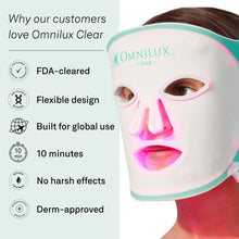 Load image into Gallery viewer, Omnilux Clear Face LED Mask *20% OFF*
