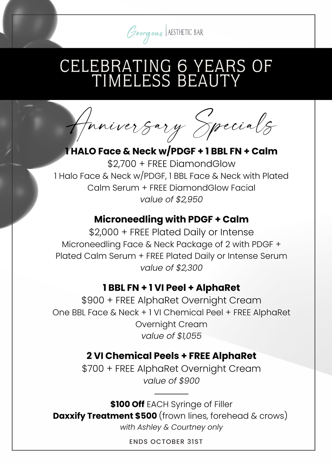 6th Anniversary Special: 2 Microneedling FN w/PDGF + Plated